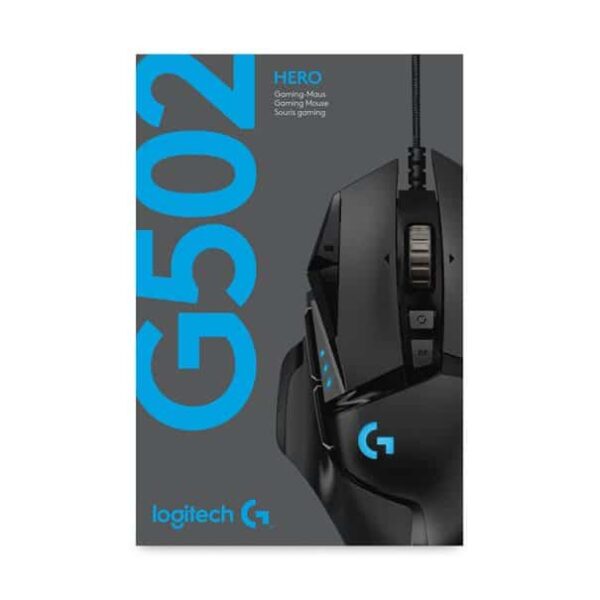 2920116 | Logitech Mouse G502 HERO Gaming DE black DE Version