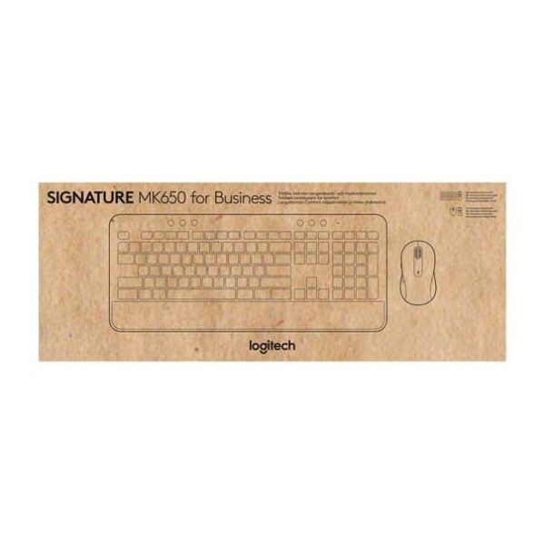 2920234 | Logitech Desktop MK650 Signature BOLT [US] black BT Mouse: Signature M650 for Busi. (400–4000 DPI)
