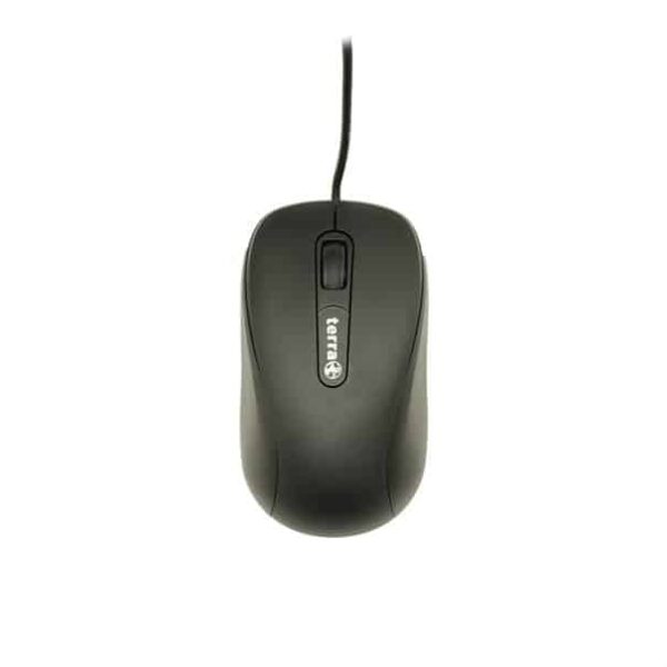 item2920513625.jpg 2920513 | TERRA Mouse 1500 Corded USB black 3-toetsen, symmetrisch, met kabel, 1,80m